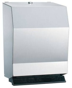Bradley Surface Mounted 8" or 9" Roll Paper Towel Dispenser